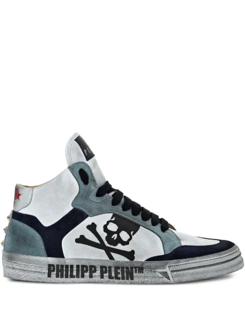 Philipp Plein Tênis cano alto Retrokickz