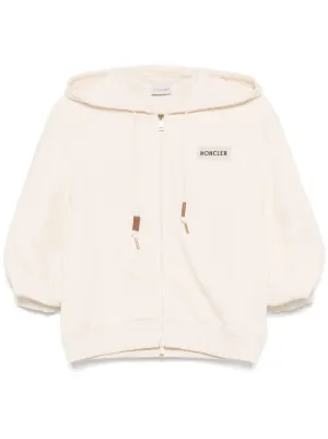 新品未使用☆MONCLER Cropped Hoodie パーカー XL 白色 新品未使用☆MONCLER Cropped Hoodie パーカー XL 白色 - メルカリ