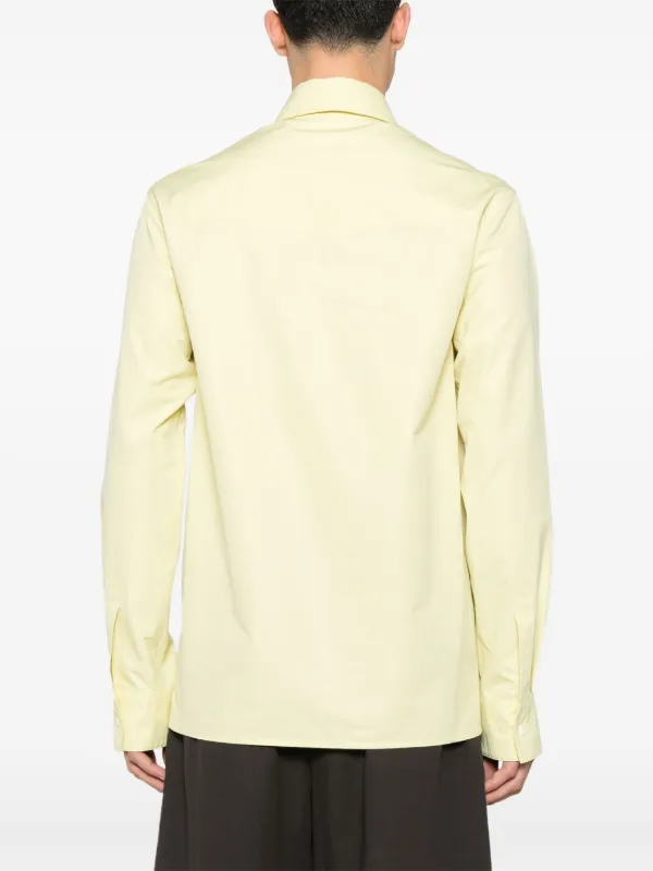 【JIL SANDER】 コットンポプリン シャツ JIL SANDER コットン ポプリン シャツ - blanc_pur