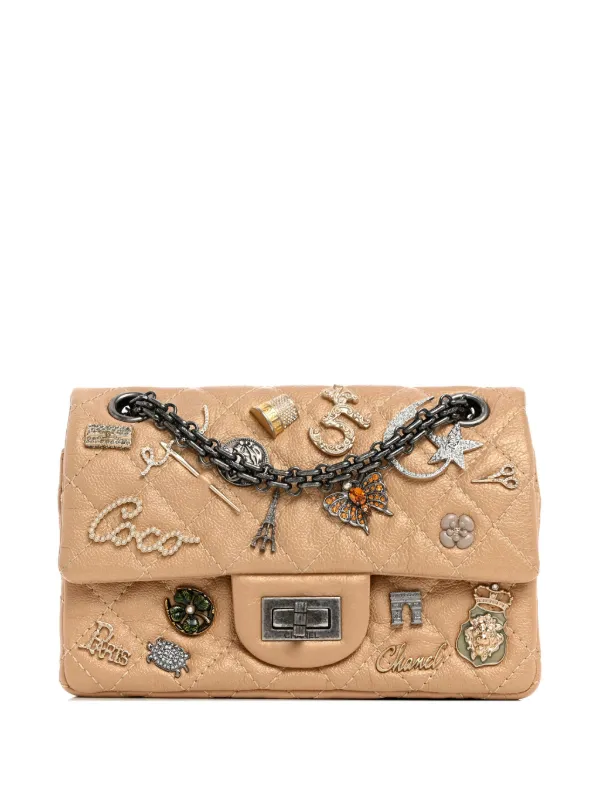 CHANEL Pre-Owned Reissue Lucky Charm Shoulder Bag Gold FARFETCH ID