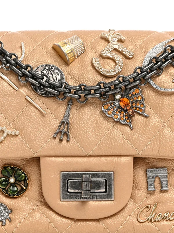 CHANEL Pre-Owned 2.55 リイシュー ラッキーチャーム ショルダーバッグ 