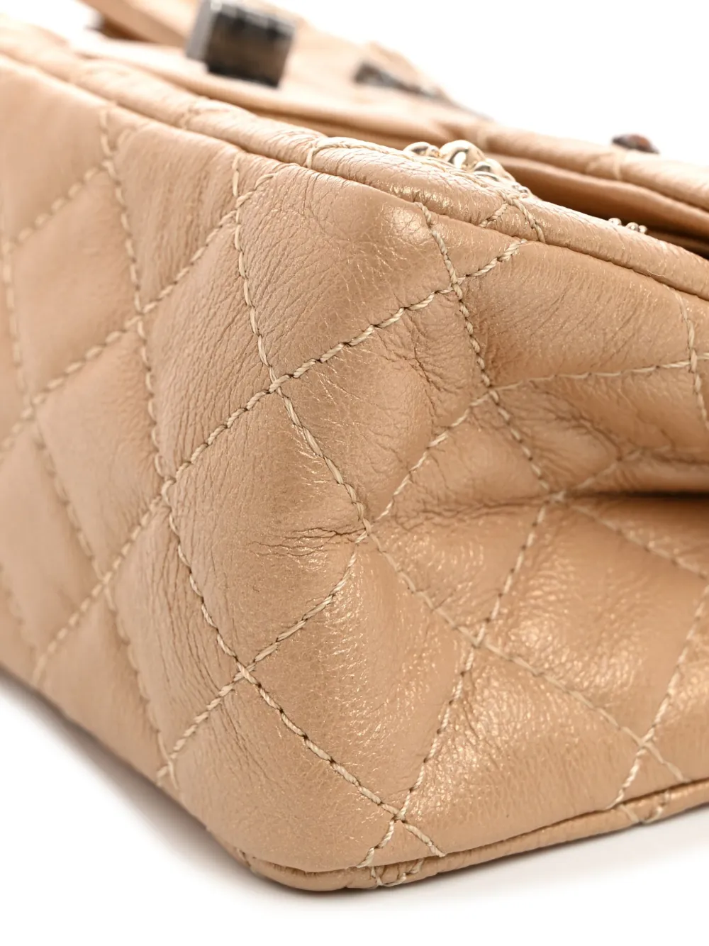 CHANEL Pre-Owned 2.55 Reissue Lucky Charms schoudertas Goud
