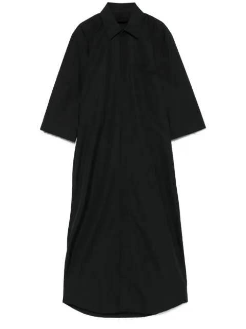 ALAINPAUL vestido camisero midi con mangas tres cuartos
