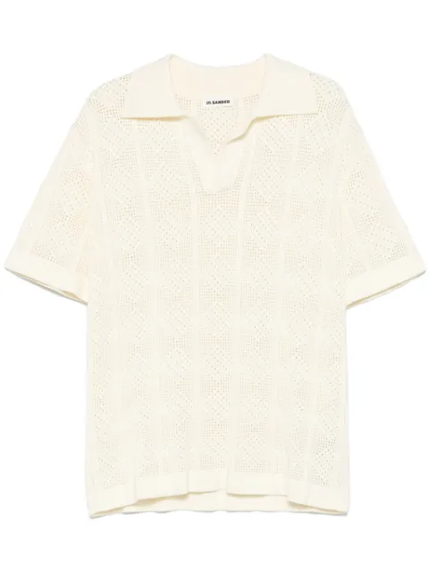 Jil Sander polo knitted T-shirt