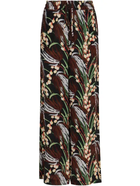 P.A.R.O.S.H. pantalones con estampado floral
