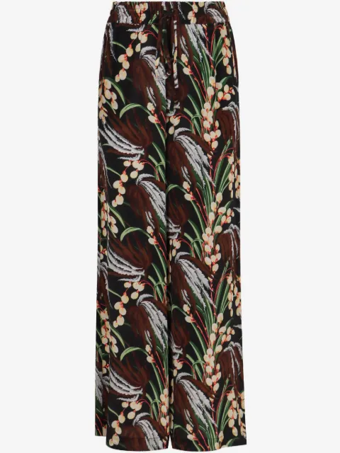 P.A.R.O.S.H. floral-print trousers