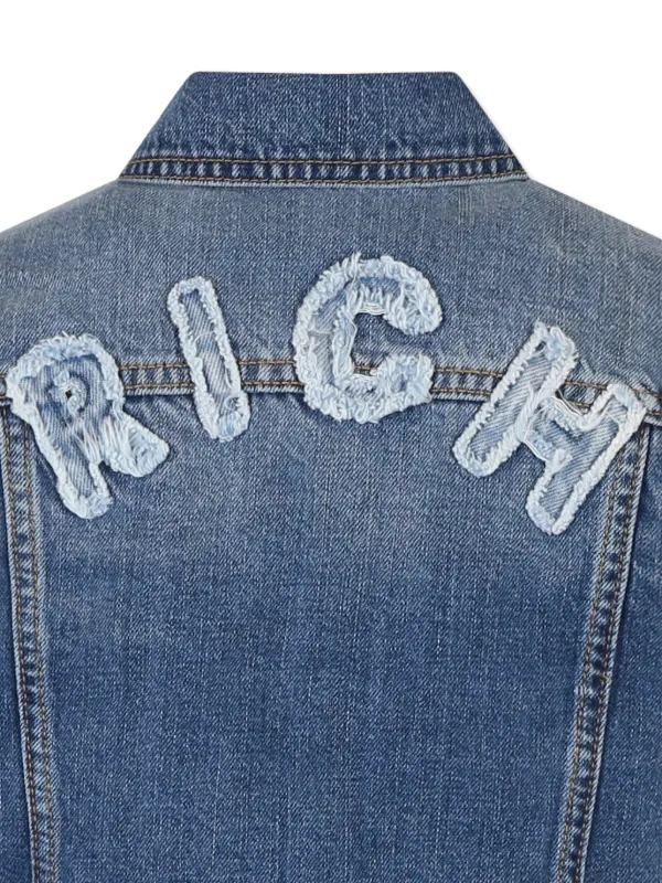 John Richmond Junior デニムジャケット | ブルー | FARFETCH JP