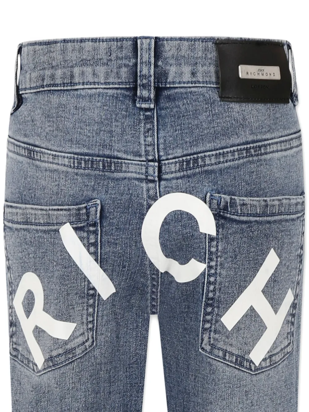 John Richmond Junior Straight jeans Blauw