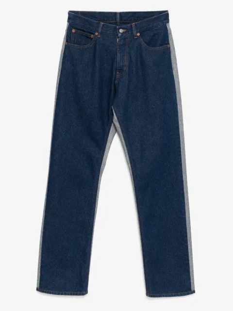 MM6 Maison Margiela patched straight-leg jeans
