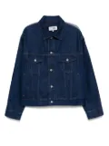 MM6 Maison Margiela patched denim jacket - Blue