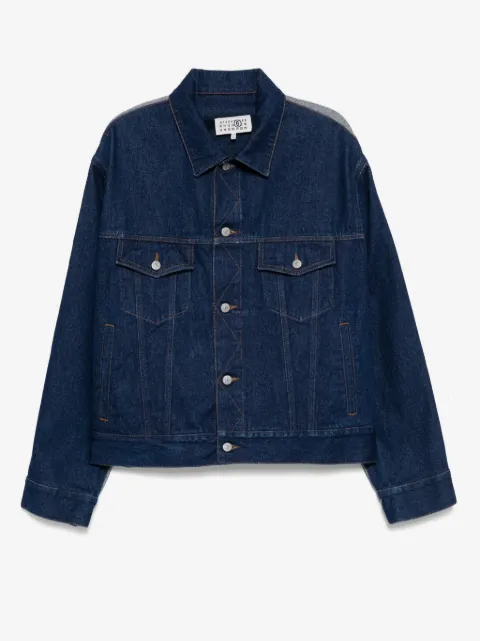 MM6 Maison Margiela veste en jean à patches