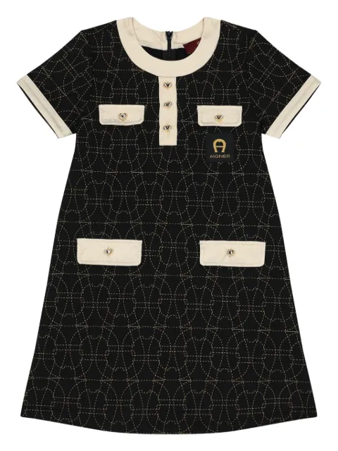 Aigner Kids logo dress