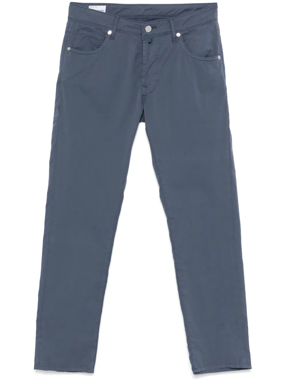 Incotex Chino met toelopende pijpen Blauw