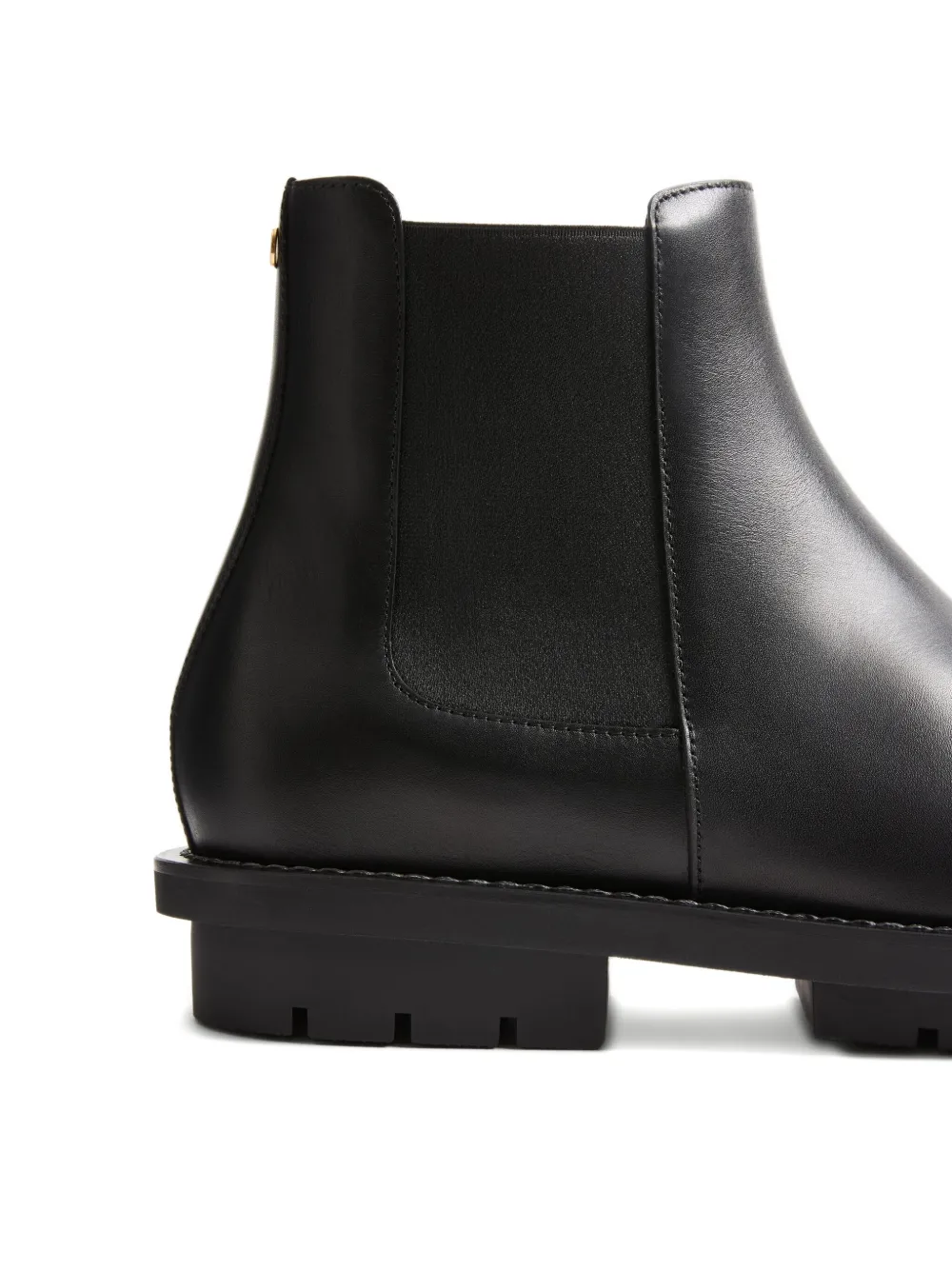 Valentino Garavani Vlogo leather boots Black