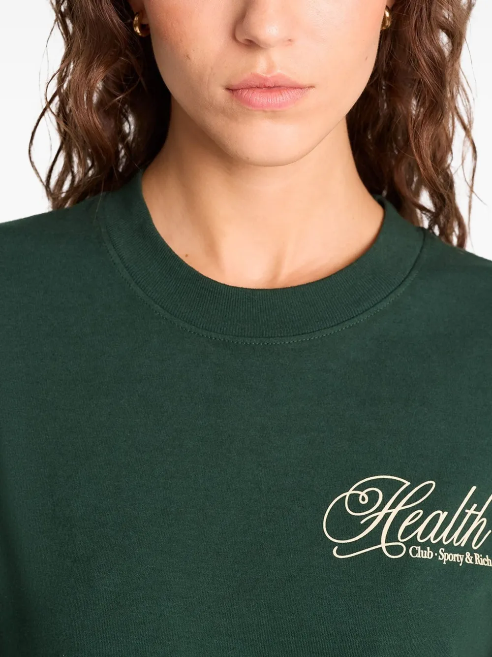 Sporty & Rich The Carlyle Souvenir T-shirt Groen