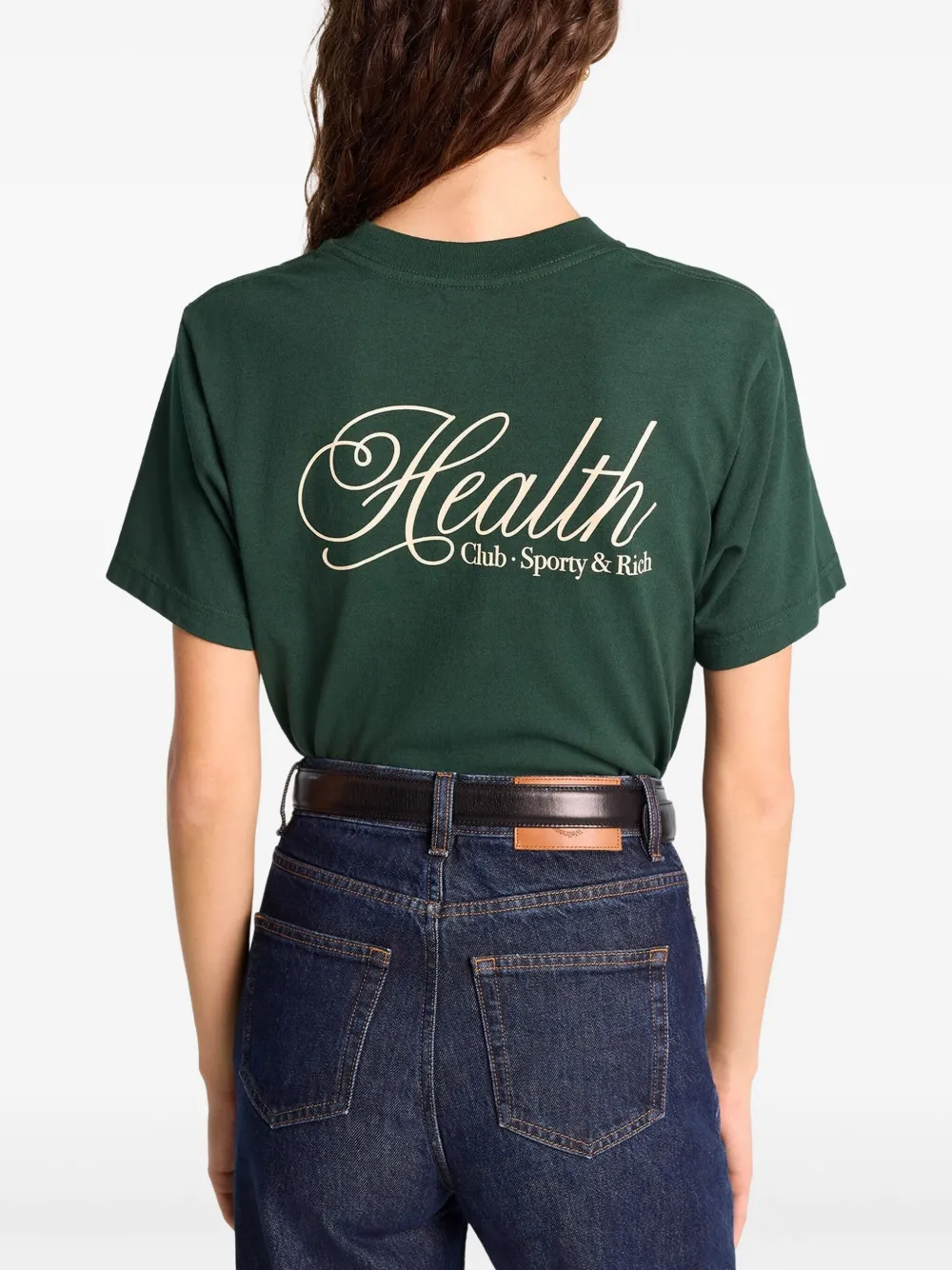 Sporty & Rich The Carlyle Souvenir T-shirt Groen