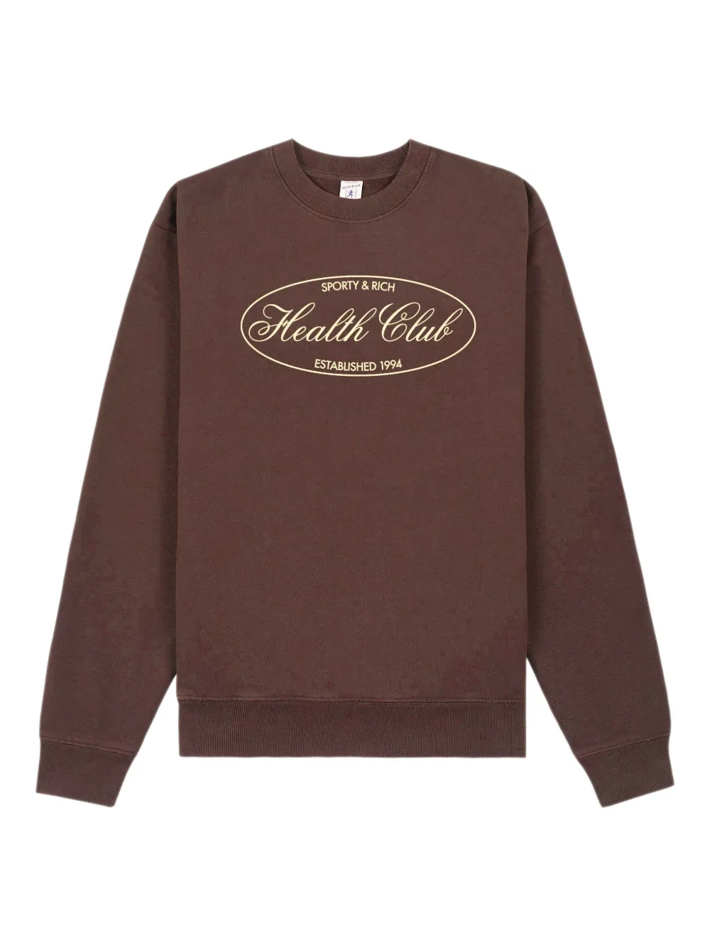 Sporty & Rich Felpa con stampa grafica - Marrone
