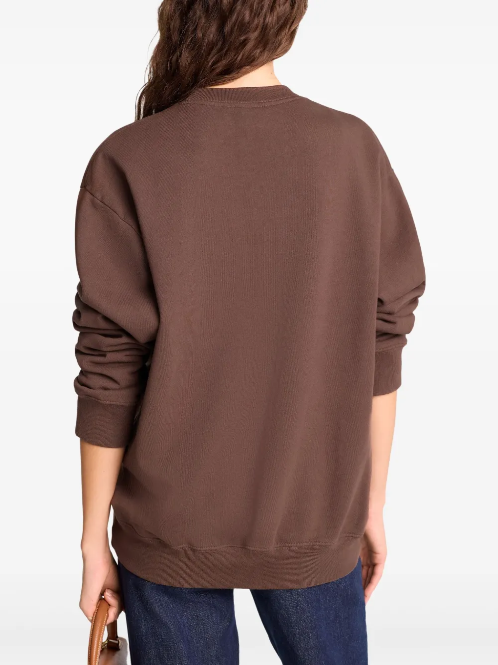 Sporty & Rich Sweater met print Bruin