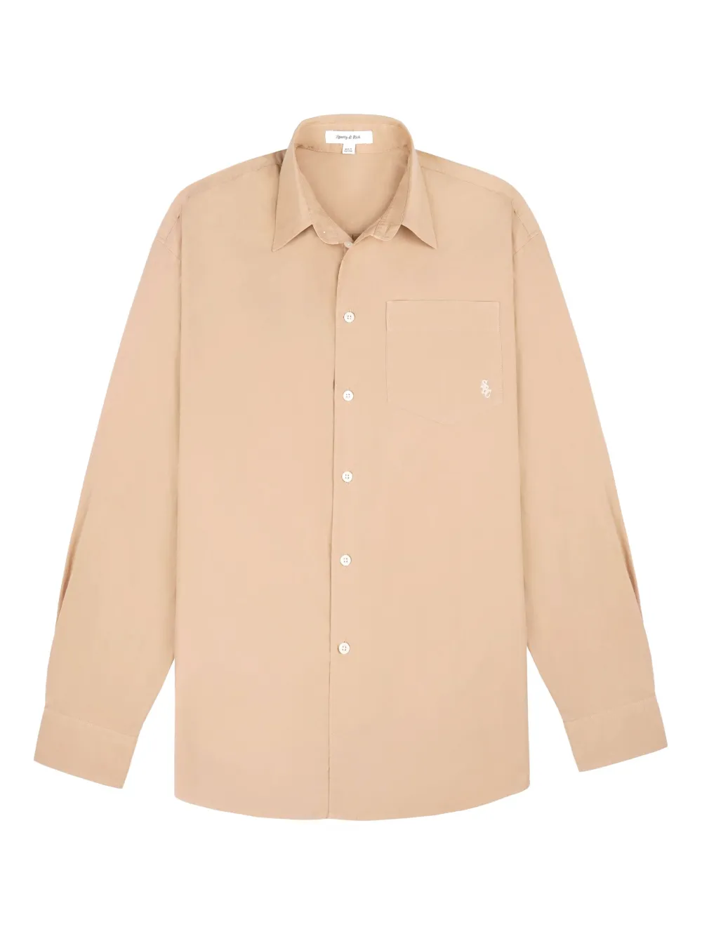 Sporty & Rich Camicia in cotone - Toni neutri
