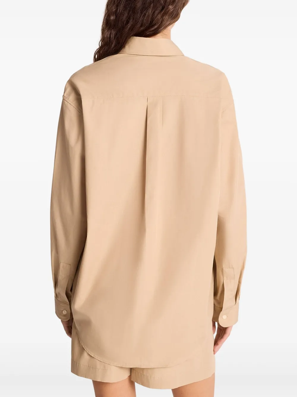 Sporty & Rich katoenen shirt Beige