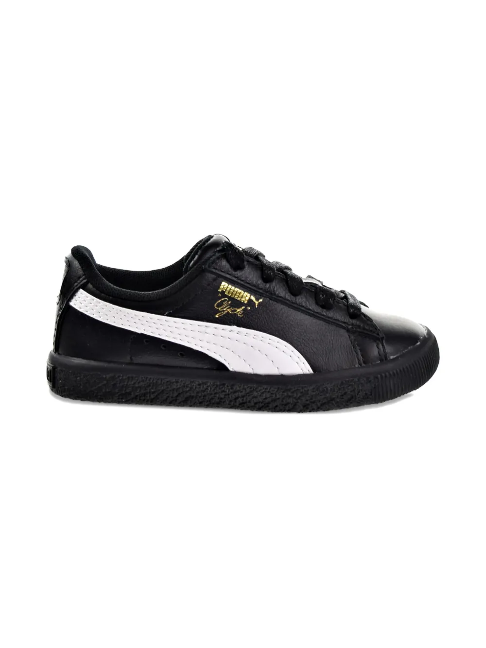 Reebok Kids Clyde Core L leren sneakers Zwart
