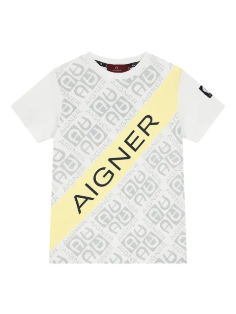 Aigner Kids logo t-shirt