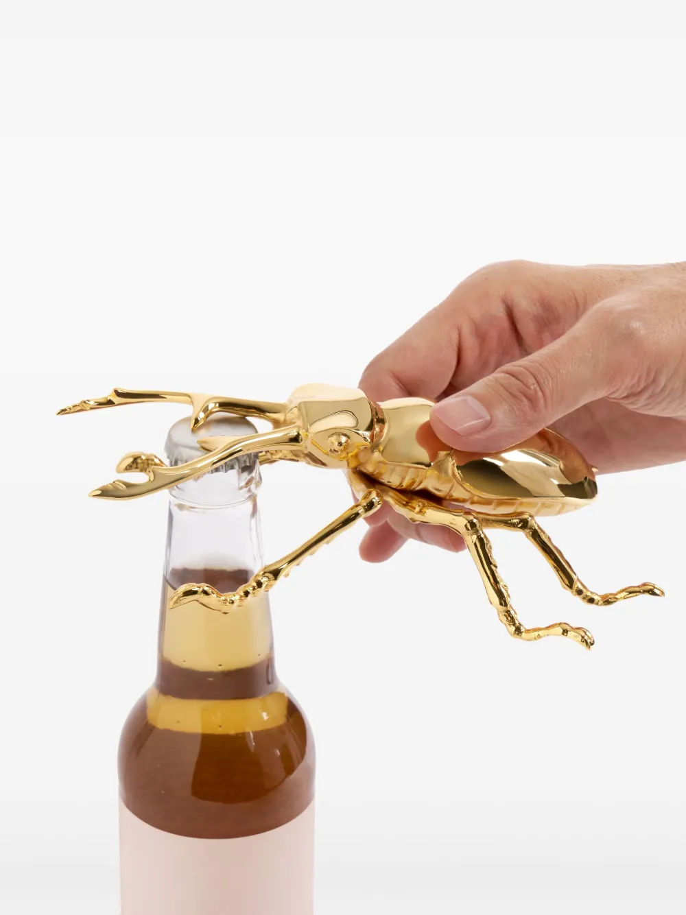 L'objet Longhorn Bottle Opener (7cm X 5cm) In Gold