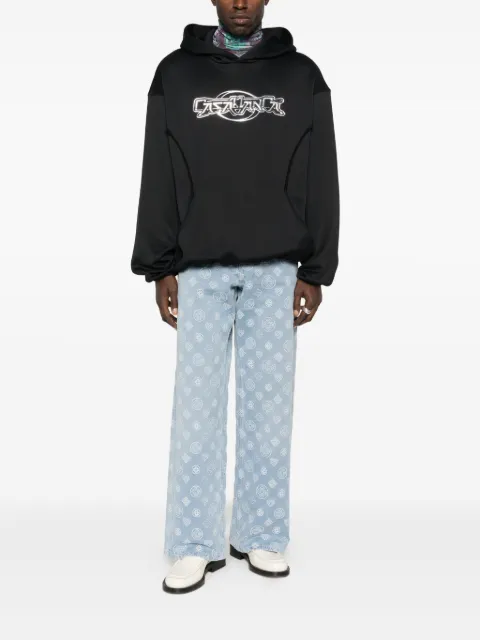 Casablanca monogram-pattern jeans
