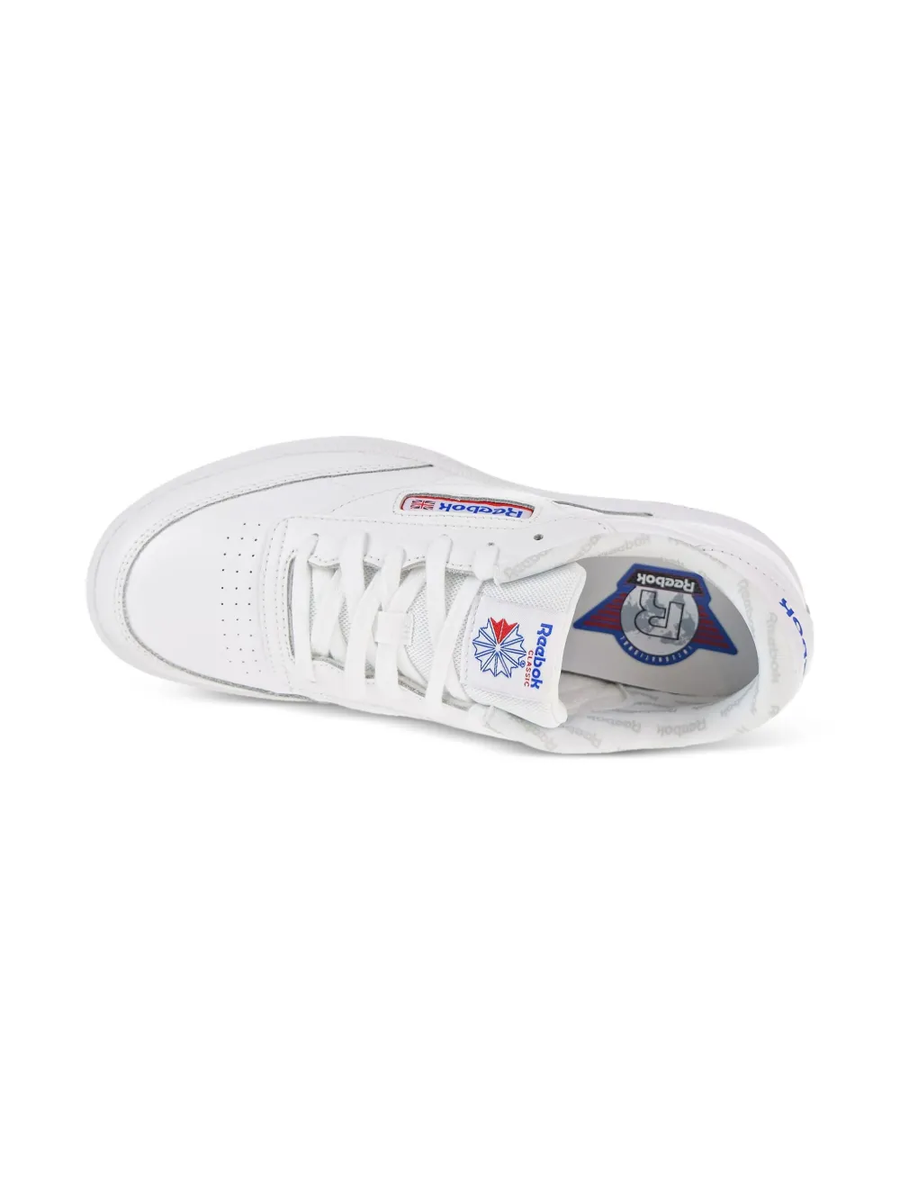 Reebok Kids Classic Club C leather sneakers White