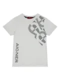 Aigner Kids logo t-shirt - Grey