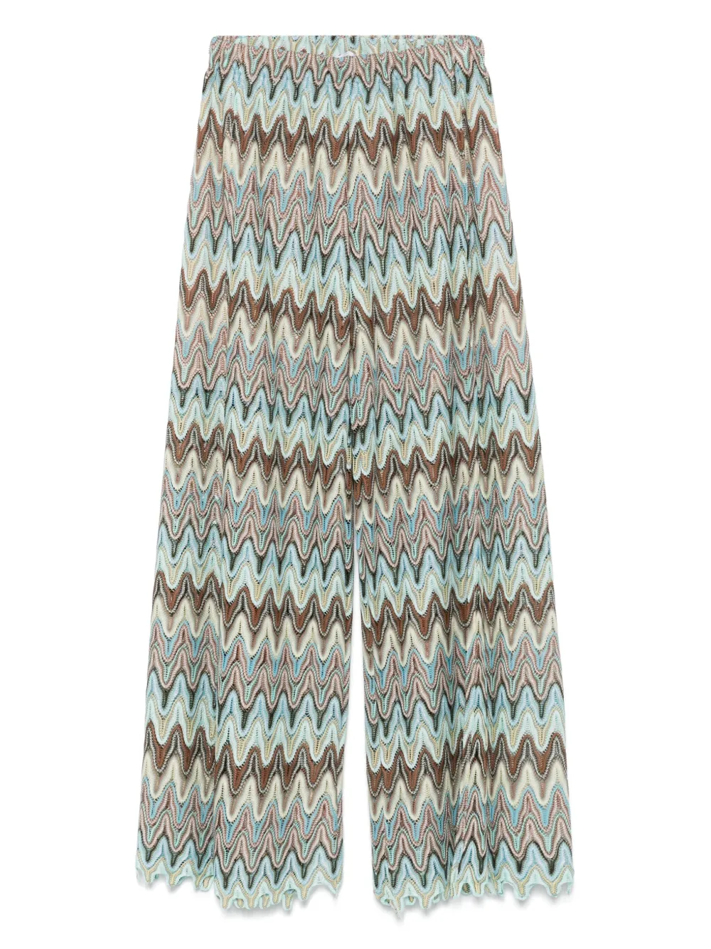 Miss Grant Kids wave-pattern trousers | Blue | Image 1