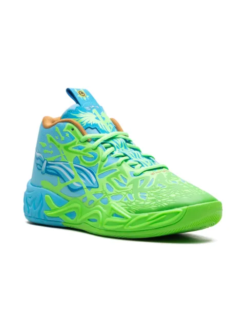 Puma Kids x LaMelo Ball x TMNT MB.04 "Leonardo & Michelangelo" sneakers