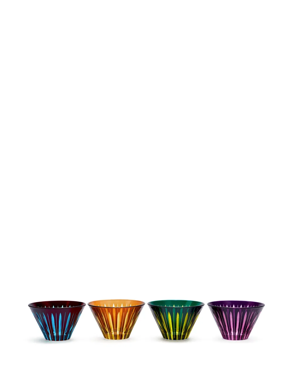 L'Objet Prism condiment bowl set (set of four) | Blue | Image 1