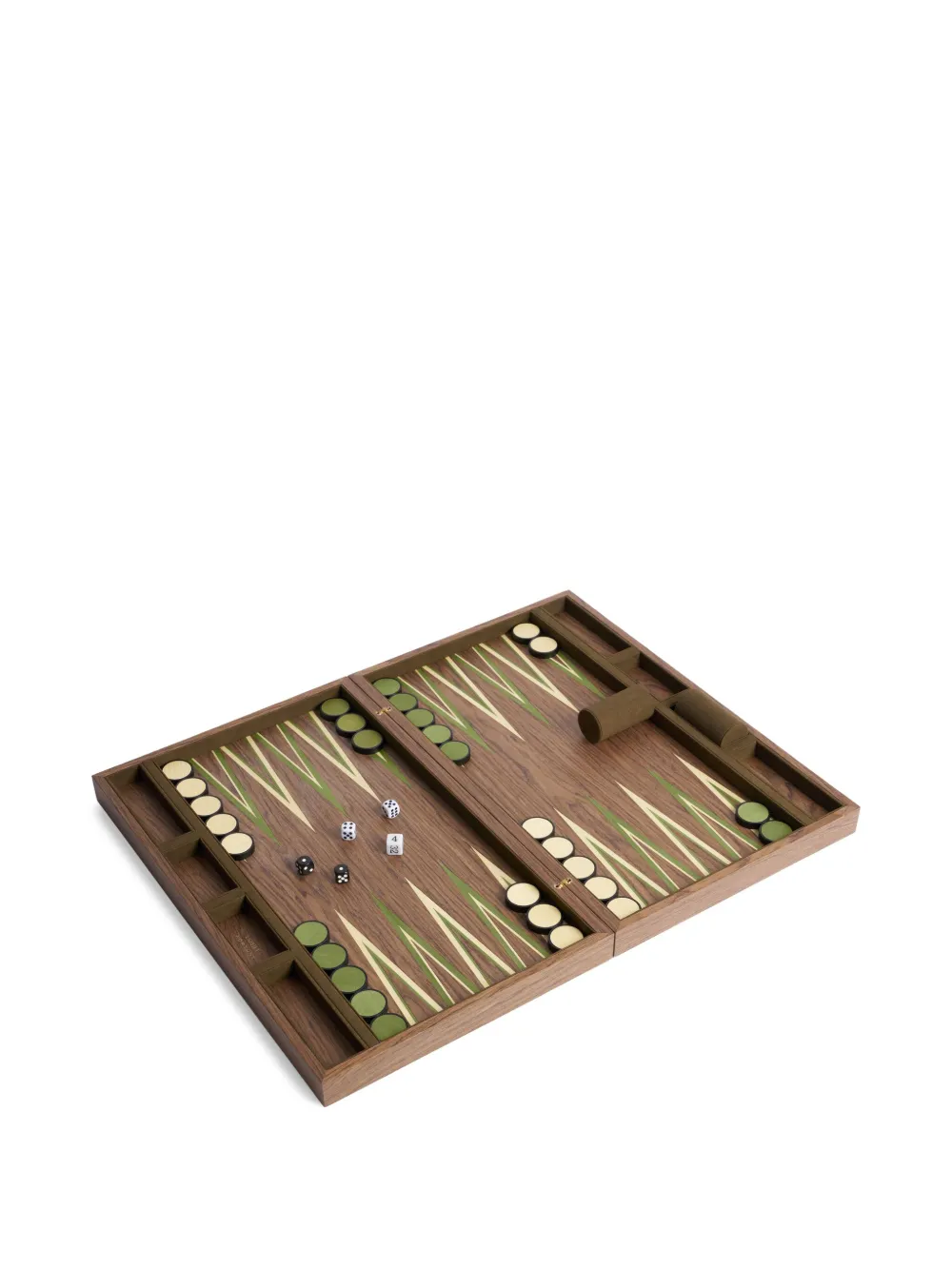 L'Objet Fortuny backgammon set | Brown | Image 1