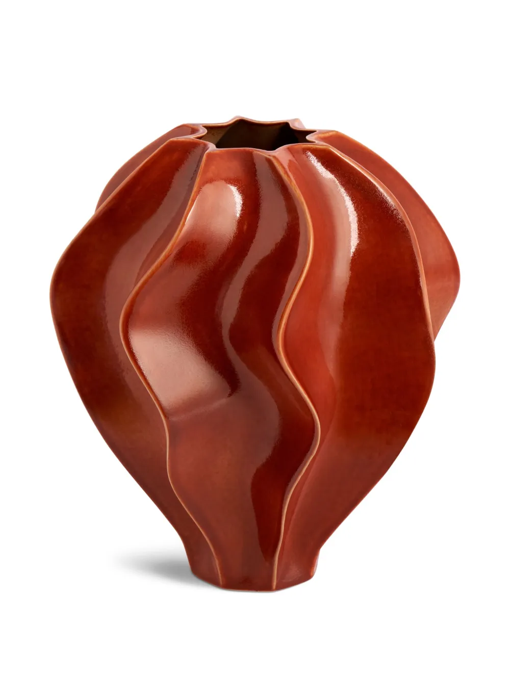 L'Objet medium Douro vase (27cm x 31cm) | Red | Image 1