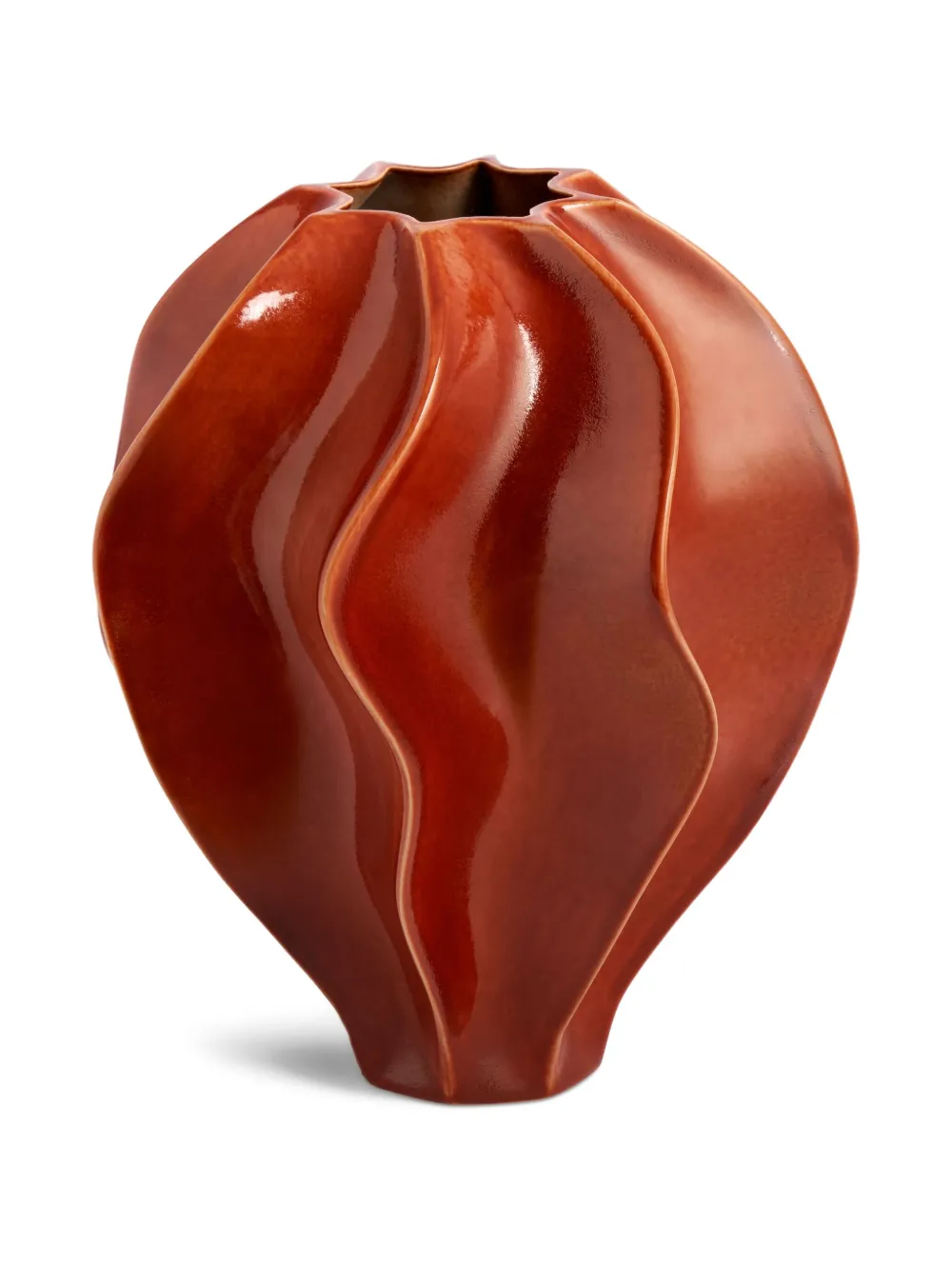 L'objet Medium Douro Vase In Red