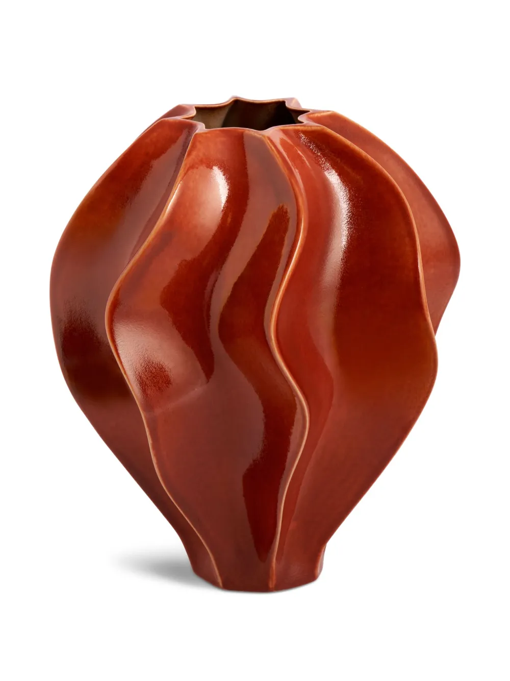 L'objet Medium Douro Vase In Red