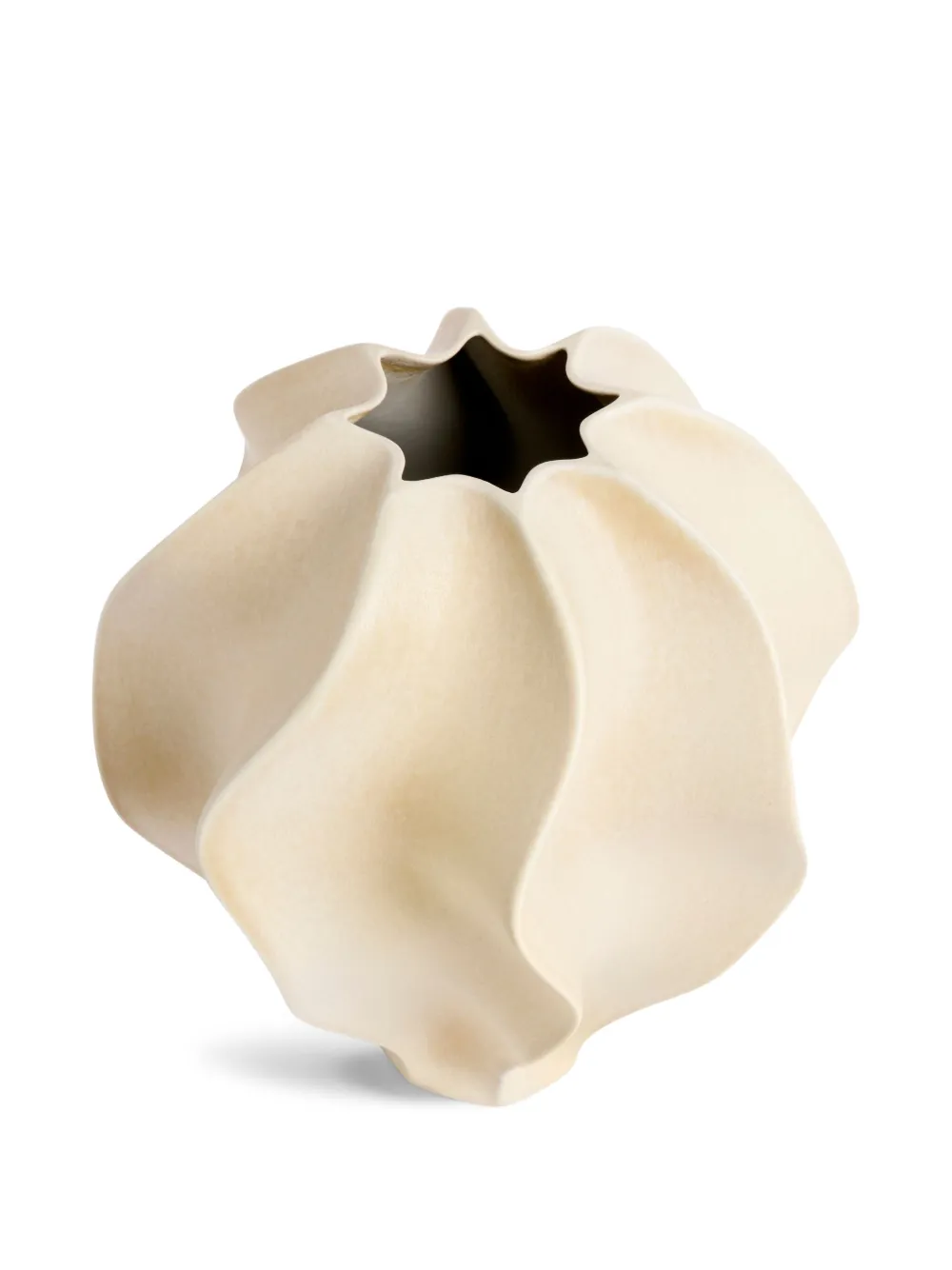 L'objet Medium Douro Vase (27cm X 31cm) In Neutrals