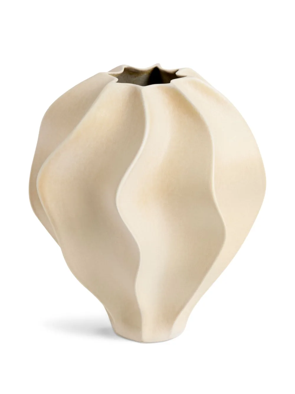 L'objet Medium Douro Vase (27cm X 31cm) In Neutrals