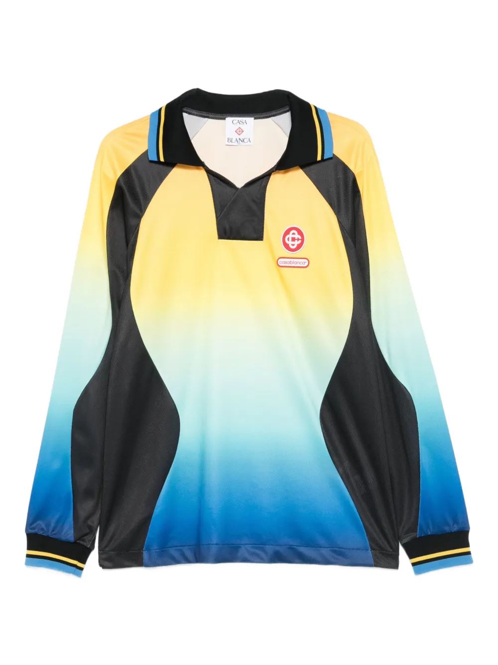 Casablanca gradient-effect T-shirt | Yellow | Image 1
