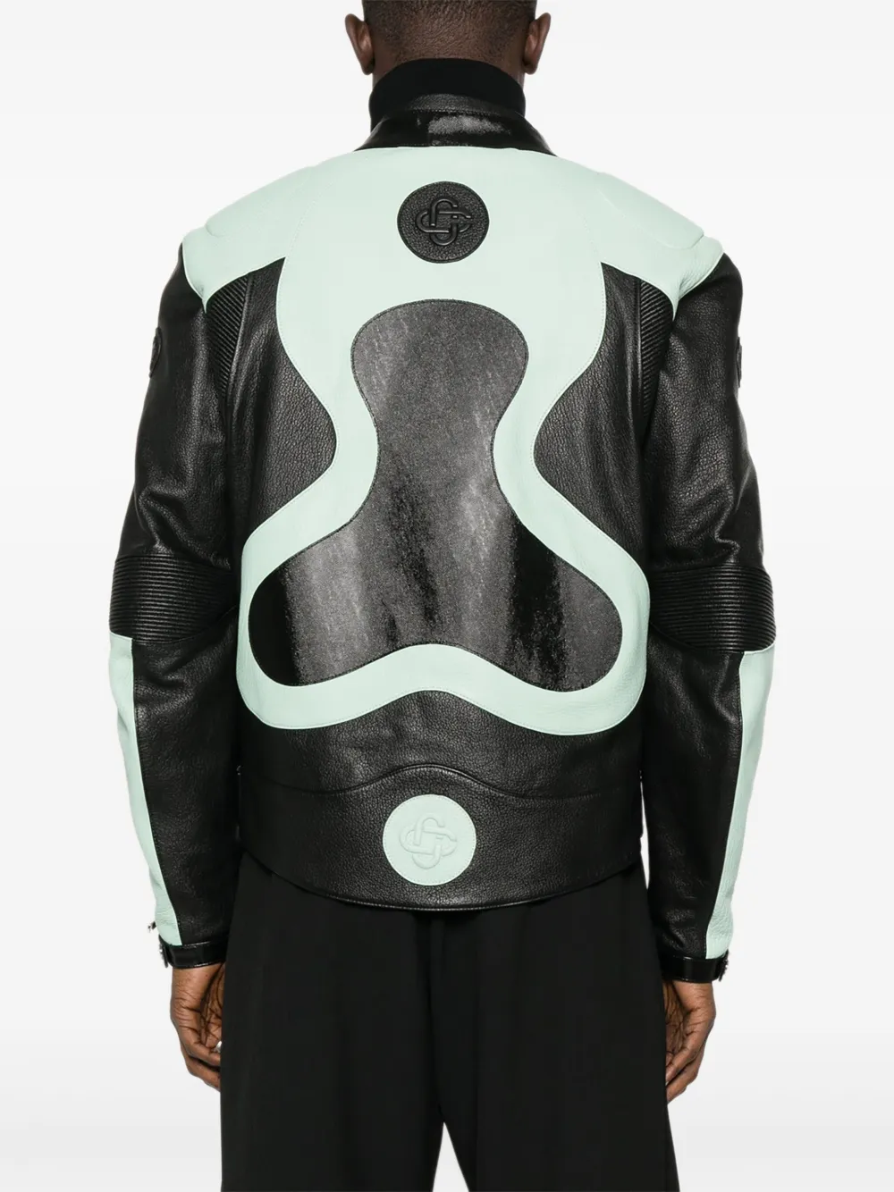 Casablanca Leren jack Zwart