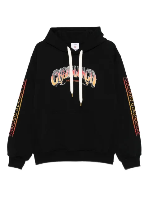 Casablanca hoodie con logo estampado