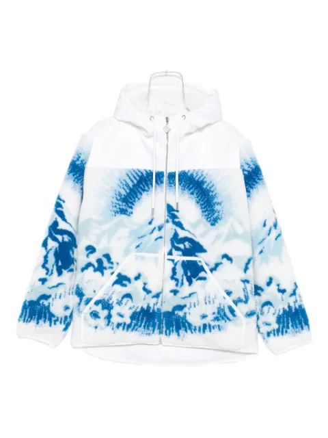 Casablanca graphic-print hooded jacket