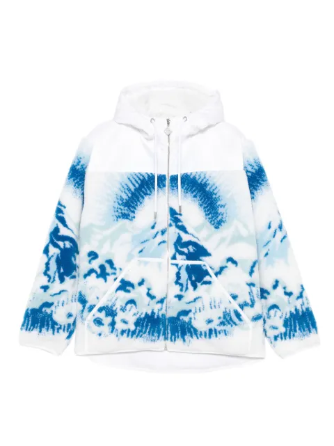 Casablanca graphic-print hooded jacket