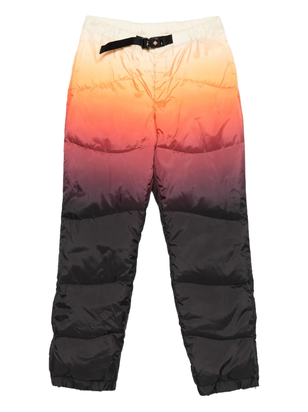 Casablanca ombré-print padded trousers | Black | Image 1