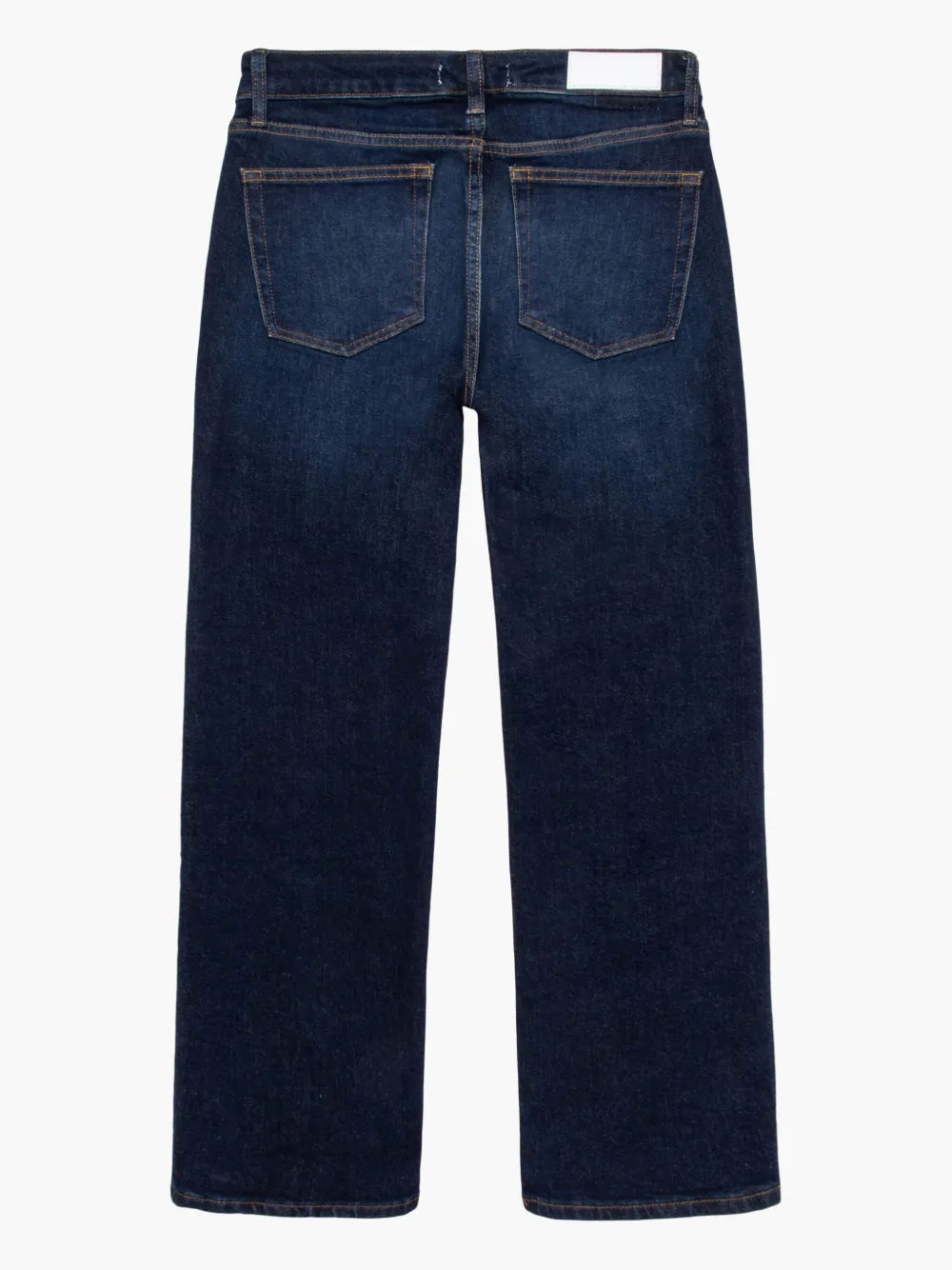 Re/done Cropped Jeans In Blue