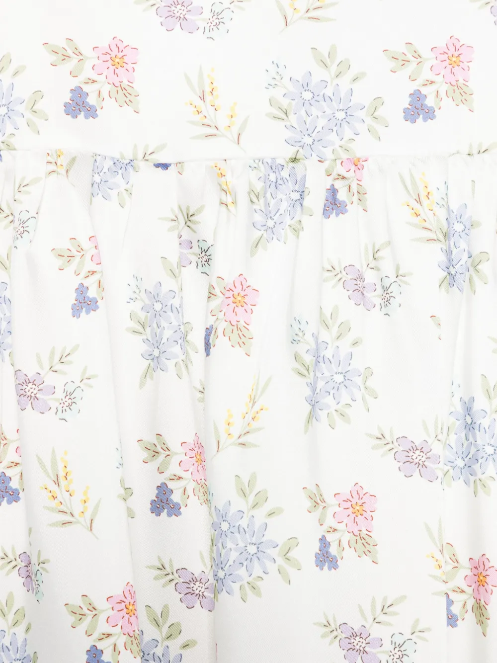 Miss Grant Kids Jurk met bloemenprint Wit
