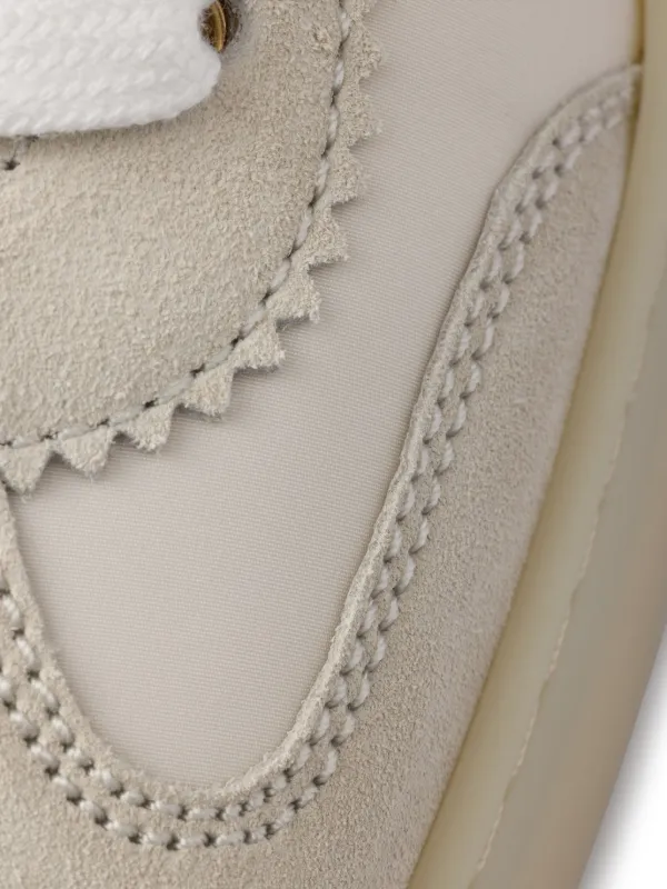 新色*PRADA* Downtown Bold ナイロン&スエードスニーカー 厚底 Prada Downtown Bold Sneakers | Neutrals | FARFETCH