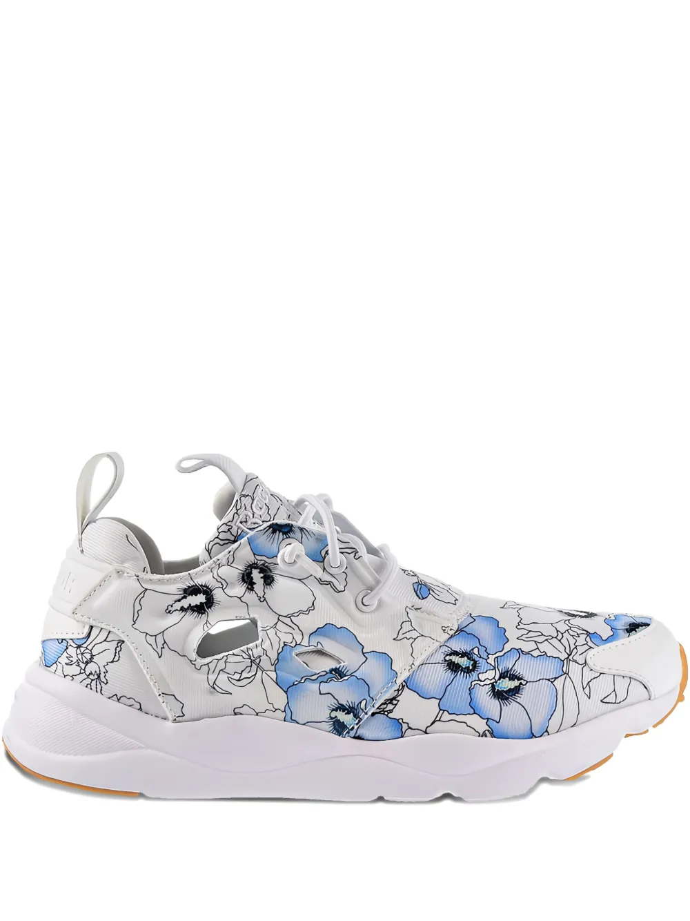 Reebok Furylite Floral Bloom "white" Sneakers In White