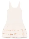Miss Grant Kids layered dress - Neutrals